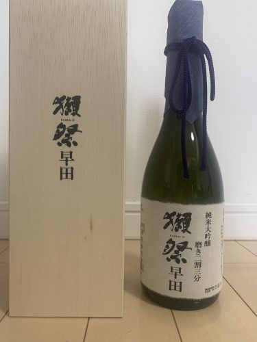 獺祭 早田 純米大吟醸 磨き二割三分 酒。